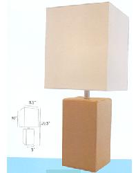 Lukman Table Lamp - Tan TAN